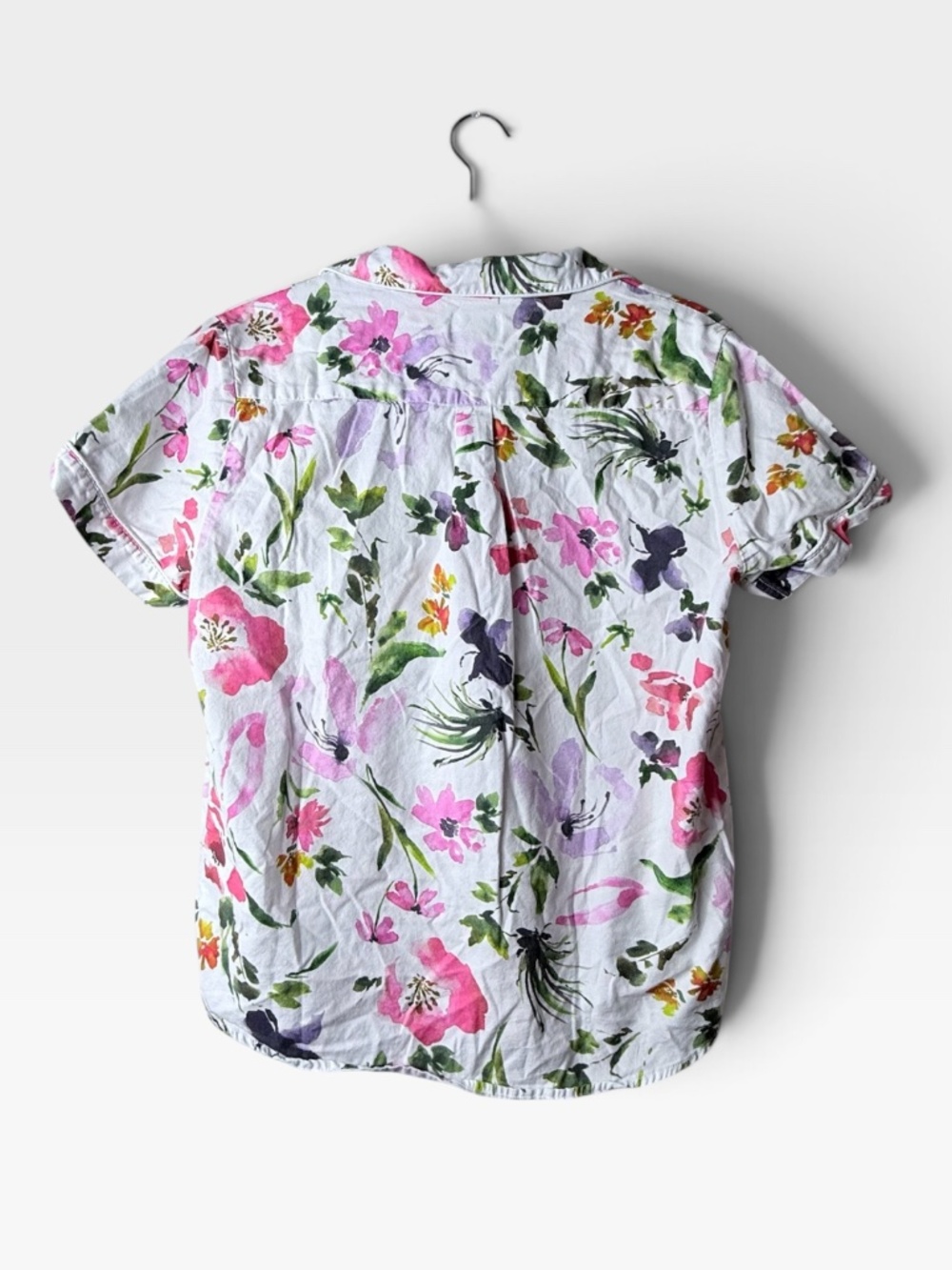 Petite Plume 2 Piece Garden Floral Shorts Pajama Set Women's Size Medium (Y) - Picture 3 of 9